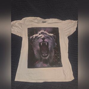 White Roaring Lion Graphic Tee